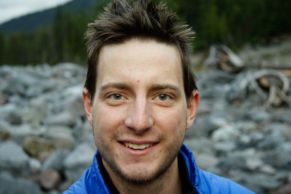 Self-portrait on the Wonderland Trail in Mount Rainier National Park. 2011.